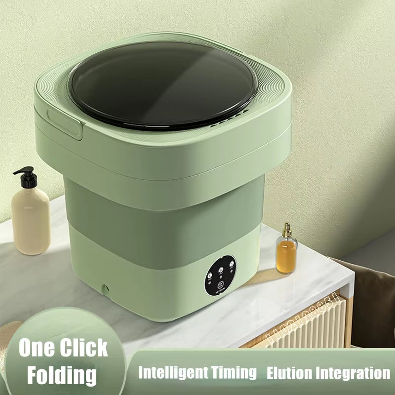 Foldable Mini Washing Machine for Socks Underwear Panties Portable Mini Washing Machine Big Capacity 3 Models with Spinning Dry