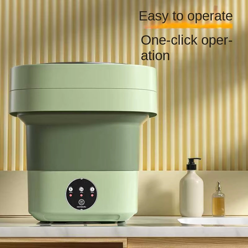 Foldable Mini Washing Machine for Socks Underwear Panties Portable Mini Washing Machine Big Capacity 3 Models with Spinning Dry